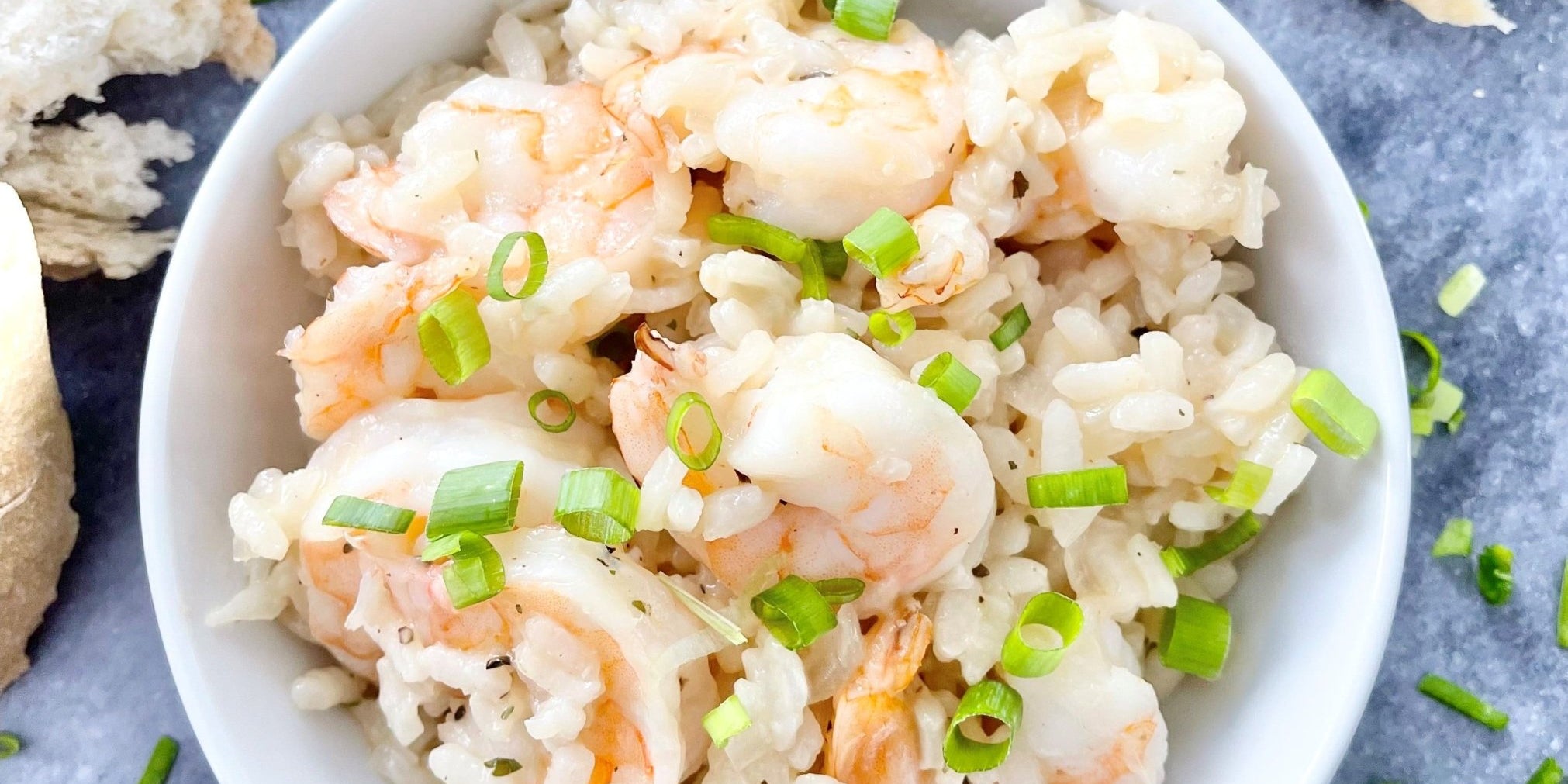 Garlic Shrimp Risotto