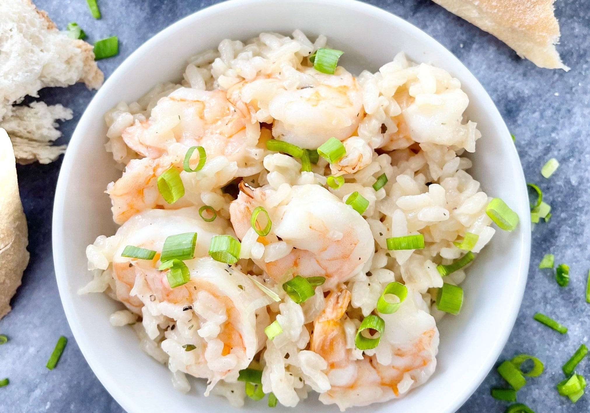 Garlic Shrimp Risotto