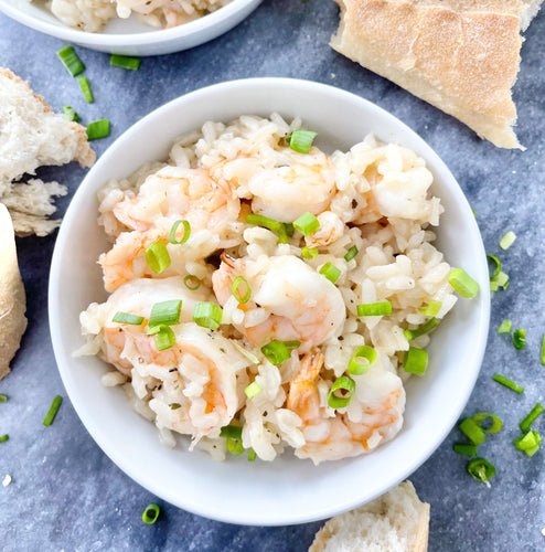 Garlic Shrimp Risotto