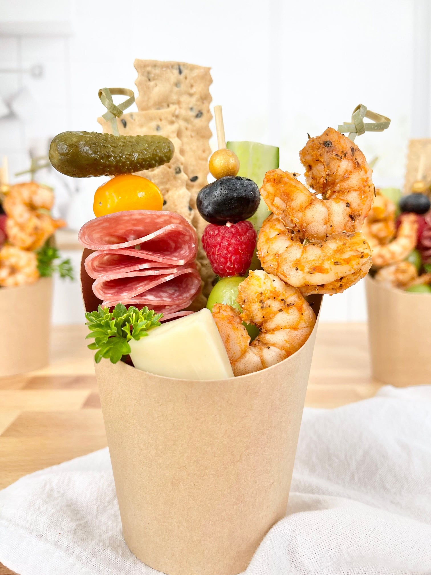 Shrimp Charcuterie Cups