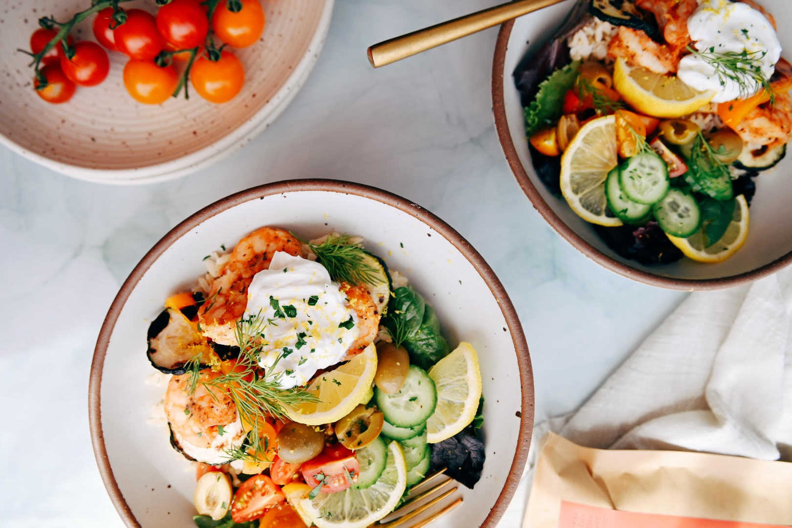 Greek Bowls - Prime Shrimp