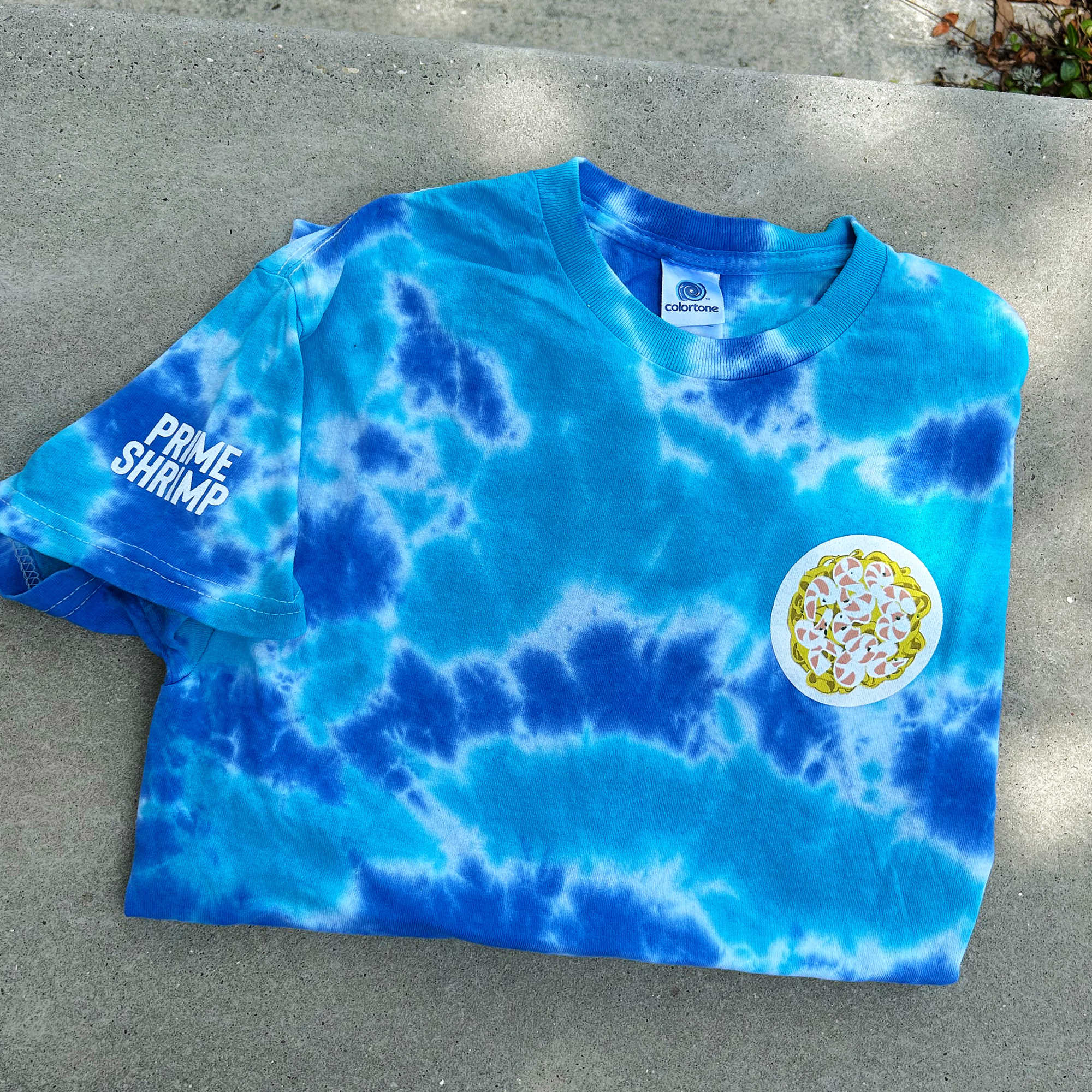 Shrimp Alfredo Tie Dye Tee